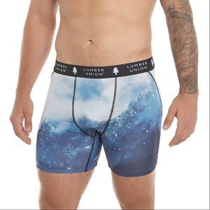 Tagless Soft Stretch Spandex Boxer Briefs-Daybreak